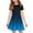 #A13-Royal Blue, variant on XADYUY Girls Dresses Size 10-12 Casual A-Line Short Sleeve Midi Dress Gradient Crew Neck Sundresses Summer Swing Dresses with Pockets,12-13Years,Royal Blue