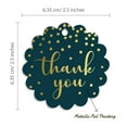 thumbnail image 6 of Inkdotpot 100 Pack Thank You Bridal Shower Favor Paper Tags Craft Real Gold Foil Hang Tags, 6 of 7