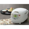 thumbnail image 2 of Zojirushi NS-ZCC10WZ Neuro Fuzzy Rice Cooker & Warmer, 5.5 Cup (Uncooked), Premium White, Made in Japan, 2 of 2