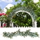 thumbnail image 4 of Hojas de eucalipto, tallos de eucalipto, decoración artificial, 160 cm, flores de eucalipto artificiales para el hogar, la oficina, ramo de flores, centro de mesa, decoración de boda., 4 of 9