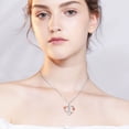 thumbnail image 2 of YAFEINI Rose Heart Necklaces Gifts for Women, 925 Sterling Silver Rose Love Heart Initial Letter Pendant Necklace Jewelry Mothers Day Valentines Christmas Birthday Gifts for Her Mom Wife Girlfriend-H, 2 of 5