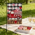 thumbnail image 3 of Valentine's Day Garden Flag 12.59x18.50 Inch Red Heart Hanging Yard Sign Double Sided Small Love Holiday Decor for Anniversary Wedding Valentines House Outdoor Decor(A), 3 of 6
