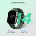 thumbnail image 6 of Amazfit GTS 2e Smart Watch: For Men & Women - Health & Fitness Tracker with GPS - 90 Sports Modes - 14 Day Battery Life - Blood Oxygen Heart Rate Sleep Monitoring - 5 ATM Waterproof, Green, 6 of 8