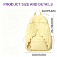 thumbnail image 3 of Cute Backpack Angel Wings Backpack, Large Capacity Canvas School Bag with Cute Wing Design, Lightweight Travel Daypack with Multi Pockets for Women Teens Daily Outdoor Use, 3 of 5