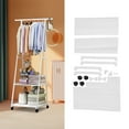 thumbnail image 1 of Clothing Garment Rack, Strong Load Bearing Capacity Clothes Rack Thickened Easy Assemble  for Home, 1 of 8