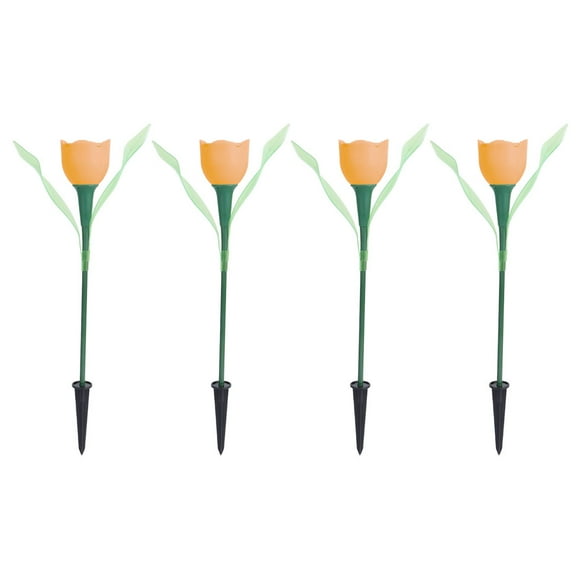 Lawn Lamp,4Pcs Outdoor Solar Power Solar Power Light Garden Lamp Leading Edge Technology