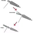 thumbnail image 4 of 50pcs Stainless Steel Sewing Needle Threaders Stitch Needle-threading Tools Needle Threader, 4 of 5