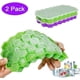 thumbnail image 1 of Ice Cube Trays With Removable Lid, 2 X 37 Cubes Silicone Ice Cube Molds, Fda Approved Flexible And Easily Release Ice Cubes - Food, 1 of 3