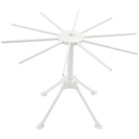 

Pasta Drying Rack Collapsible Noodle Drying Holder 10 Arms Spaghetti Dryer Stand for Fresh Homemade Pasta Making