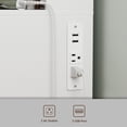 thumbnail image 6 of Satifur Modern LED Vanity Desk with Charging Station & Storage, White Makeup Table for Bedroom, 6 of 10