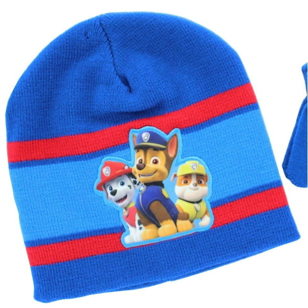 paw patrol beanie set