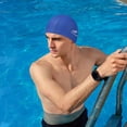 thumbnail image 1 of asddcavvf 2PCS Swimming Cap Male and Female Large Uncut Long Hair PU Cap Adult Training Swimming Cap Pool, 1 of 3