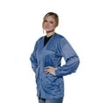 thumbnail image 2 of Lightweight 8812 Fabric, V-Neck Collar, Snap Cuff ESD Jacket, 2 of 8