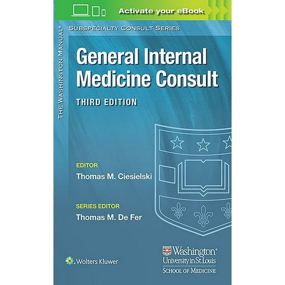 Washington Manual Subspecialty Consult Washington Manual(r) General Internal Medicine Consult, (Paperback)