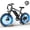 Black, variant on Qlife Racer Fat Tire Electric Bike For Adults, Max 28MPH Mountain Ebike with 500W Motor, 20x4.0"Tire Step Over E-MTB,48V 10.4Ah Removable Battery with Free Lock,Black