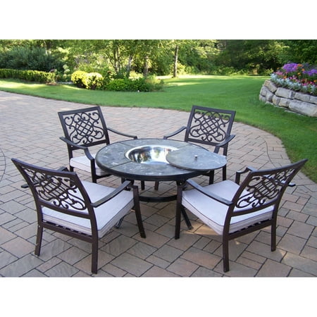 Oakland Living Stone Art 44 in. Deep Seating Chat Set