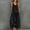 Black women two piece lounge set a1, variant on sdhkgrrt Women's 2 Piece Lounge Outfit V Neck Sleeveless Tank Matching Wide Leg Pants Loose Boho Vacation Casual Set Solid Travel Tracksuit Clothing, Black M