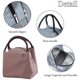 thumbnail image 3 of Bolsa de almuerzo aislada plegable de 2 piezas, bolsa aislada de picnic familiar, bolsa de comida aislada, bolsa de almuerzo reutilizable, bolsa aislada de picnic, bolsa de comida aislada, bolsa de almuerzo (marrón) Sincero Electrónica, 3 of 5