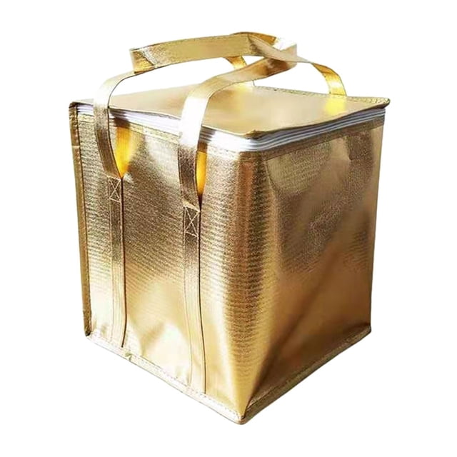 MasteelfCA Thermal Cake Carrying Bag Zipper Design Food Storage Bag Take-out Food Insulation Pouch