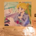 thumbnail image 1 of Tapiz de pared Sailors Moons Tsukinos Usagis 150x130 cm, 1 of 1