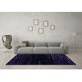 thumbnail image 3 of Ahgly Company Indoor Round Abstract Purple Modern Area Rugs, 7' Round, 3 of 4