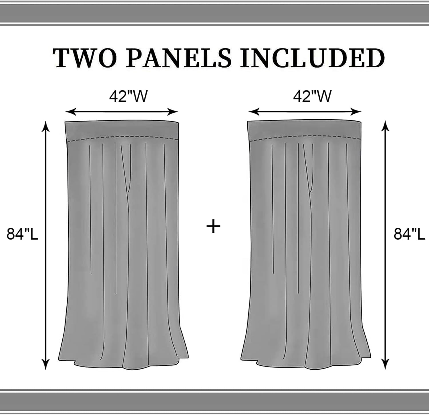 Mid Century Abstract Curtains, Boho Minimalist Sun Modern Sunset Sunrise Geometric Art Print Retro Sun Arch Window Drapery Treatments for Bedroom Living Room Kitchen Bathroom 2 Panels, 42x84in