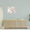 thumbnail image 2 of White Mixed Sand Dollar Shells Coastal Photograph White Framed Art Print Wall Art, 2 of 7