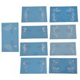 9 Sheet Face Paint Stencils Set PET Festival Makeup Face Paint Template 9-sheet-face-paint-stencils-set-pet-festival-makeup-face-paint-template