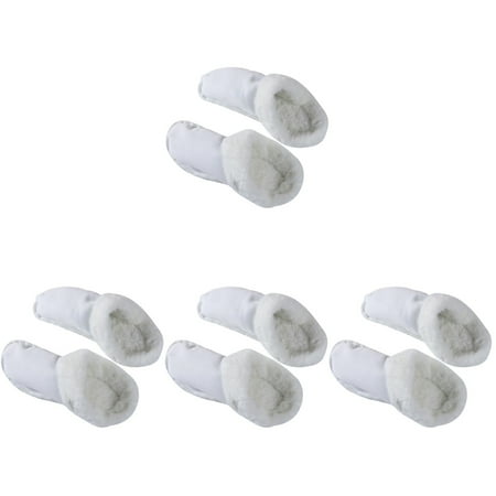 

Bestonzon 4 Pairs Winter Clogs Shoes Lining Sandals Slippers Liner Clogs Warming Lining