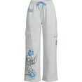 thumbnail image 3 of Disney Stitch Women's Embellished Cargo Joggers, 3 of 5