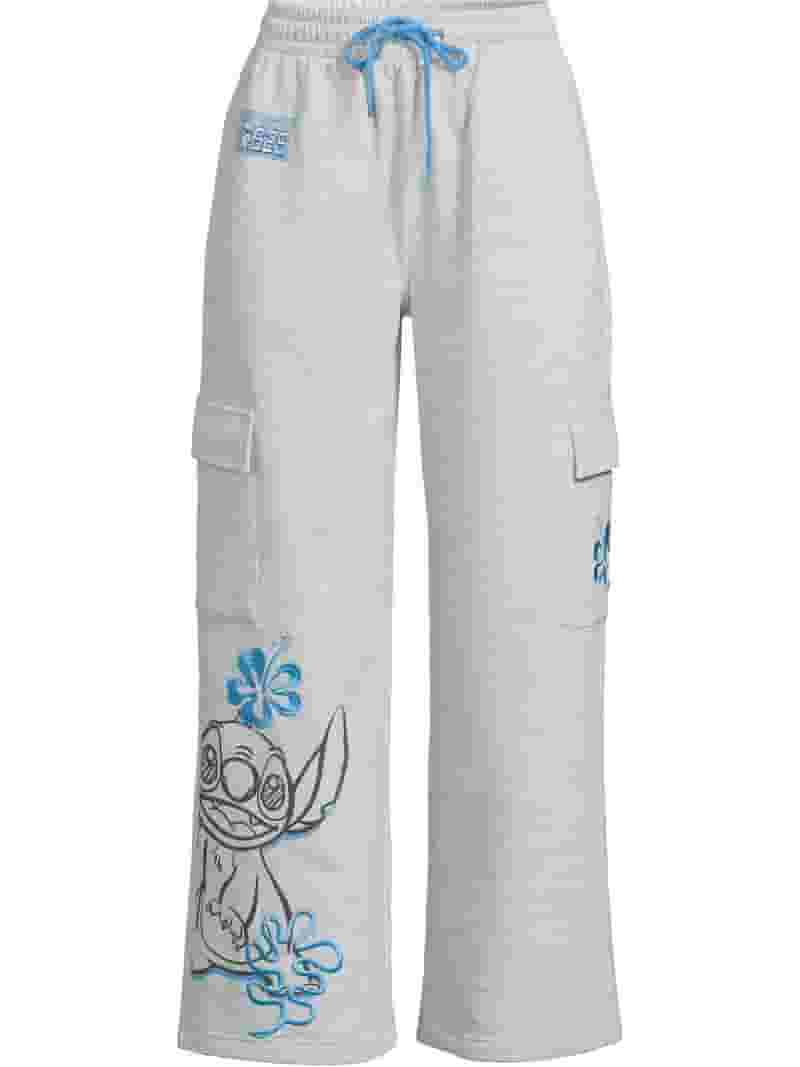 【U LAN】Move Stitch Cargo Pants women's Disney Stitch Cargo Pants - Joggers with Disney