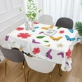thumbnail image 5 of Colorful Butterfly Rectangle Tablecloth, Dust Proof Anti Wrinkle Wipeable Table Cloth Tabletop foration of Dinner Kitchen Wedding Holiday Party 60"x108" Decor Gift, 5 of 7