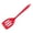 Red, variant on Conditiclusy Heat Resistant Slotted Spatula Food Grade Silicone One Piece Design Fish Turner for Home