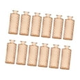 thumbnail image 4 of deevoka 12 Pieces Glass Bud Vases Decorative Flower Vases for Kitchen Tea Room Shelf Brown, 4 of 9