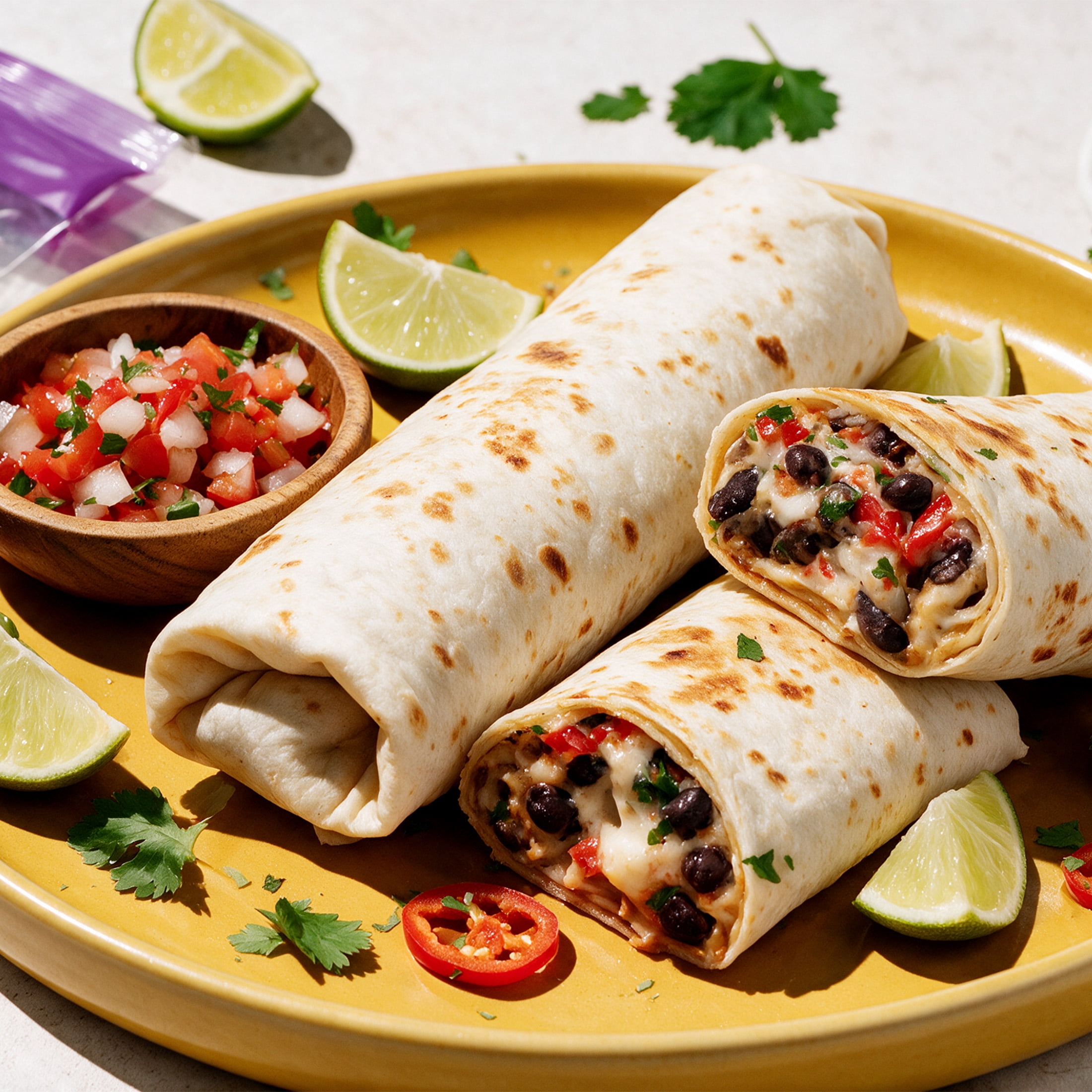 Angry Soft Burrito Size Organic Flour Tortillas 6 count 12oz