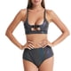 thumbnail image 2 of Traje de baño para mujer, traje de baño dividido reflectante colorido para mujer, bikini de cintura alta, traje de baño con luz nocturna, trajes de baño para mujer, 2 of 9
