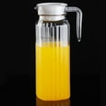 thumbnail image 4 of Jarra de agua con tapa Sunnimix Jarra para agua fría caliente té bebida Caldera Rayada 1100ml, 4 of 8