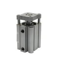 thumbnail image 2 of Double Acting Guide Rod Compact Air Pneumatic Cylinder Built-in Magnet Model- CDQMB12 16 Bore 12 16mm Stroke 5-50mm ,Double Acting, 2 of 6