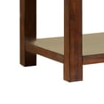 thumbnail image 4 of Square Shaped End Table with Open Bottom Shelf Brown - Saltoro Sherpi, 4 of 6