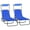 Blue, variant on 2 Piece Folding Chaise Lounge Chairs for Pool, Outdoor Sun Tanning Chairs with 5-Level Reclining Back, Steel Frame for Beach Patio Yard, Beige