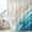 Blue, variant on Ombre Turquoise Ocean Shower Curtain, Waterproof Shower Curtains for Bathroom, Gradient Coastal Beach Waves Summer Washable Fabric Bathtub Curtain Set Bath Decor with 12 Hooks Extra Long 72"x96"