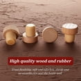 thumbnail image 6 of Wine Bottle Corks T Shaped Cork Plugs for Wine Cork Wine Stopper Reusable Wine Corks Wooden and Rubber Wine Stoppers, 6 of 6