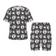 thumbnail image 1 of Fotbe Husky Pijama Estampada de 2 Piezas para Niños – Ropa de Dormir de Manga Corta Cómoda para Niños y Niñas, Camiseta y Shorts de Algodón-Large, 1 of 6