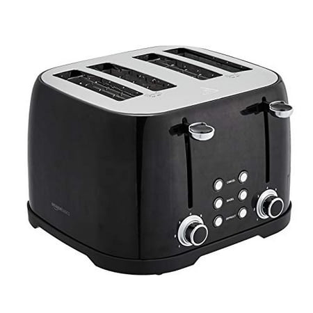 Basics 4-Slot Toaster, Black