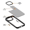 thumbnail image 4 of KAIYANG Funda translúcida mate para iPhone 15 Pro Max, carcasa magnética de TPU+PC compatible con MagSafe Style H iPhone 15 Pro Max rosa, 4 of 5