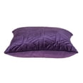 thumbnail image 5 of Parkland Collection Delta Transitional Quilted Purple Throw Pillow, 5 of 6