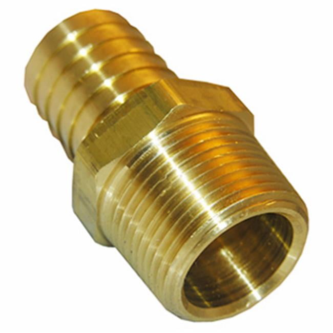 LARSEN SUPPLY CO. INC. 17-7717 1/4MPTx3/8 Barb Adapter