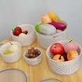 thumbnail image 3 of MesaSe 4/5Pcs Fridge Storage Containers with Lids Clear Fridge Fruit Storage Boxes with Drain Tray Different Sizes Airtight Food Storage Bins Stackable Freezer Organisers for Kitchen Frui, 3 of 6