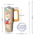thumbnail image 2 of 30oz Christmas Ornaments Tumbler with Lid and Straw Leak Proof Stainless Steel Cup Holiday Coffee Water Bottle Gifts, 2 of 5