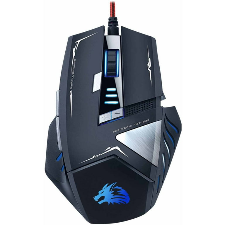 Rocksoul RSMS-00215 8D Optical Gaming Mouse, Black - Walmart.com